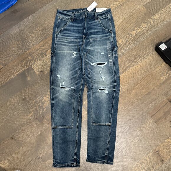 NWT American Eagle Men's Carpenter Slim Fit Jeans - Size 30x34 - Picture 2 of 11